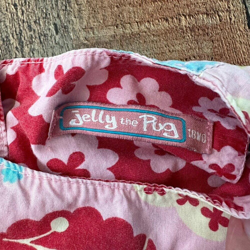 Jelly The Pug Toddler Girl's Panna Cotta Twirl Dress 18 Months Floral Ruffles - Picture 5 of 8